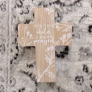 Children’s room decor: “for this child a have prayed”